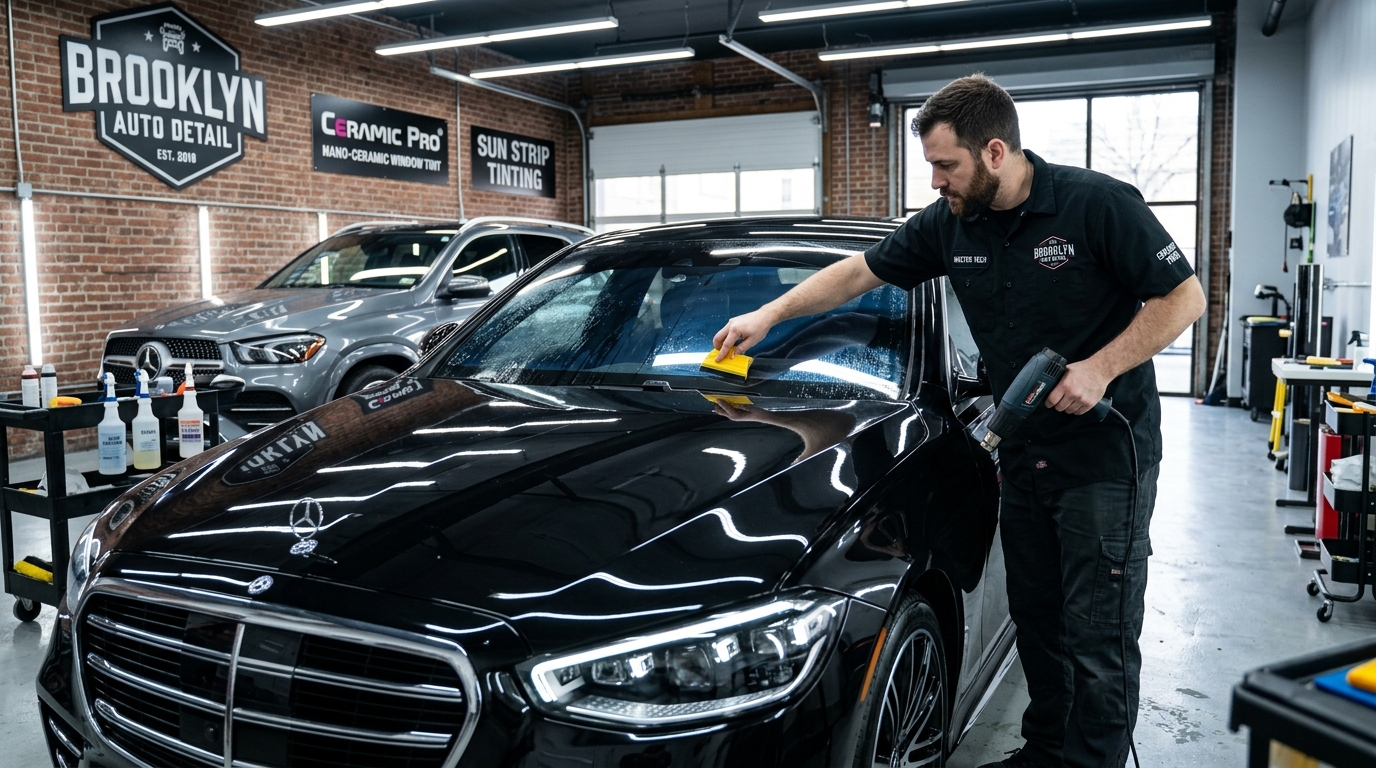 Mercedes-Benz S-Class Windshield Ceramic Tint Brooklyn